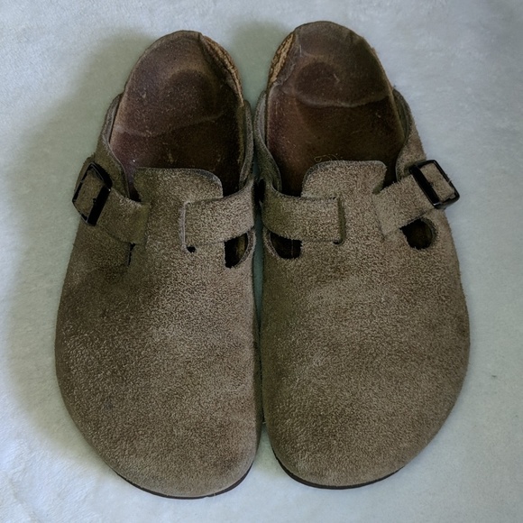 Birkenstock Shoes - Birkenstock Birkis Brown Slip On Mules 40